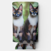 Chocolade Siamese Cat Twins, Seltzer Koelbox Blikjeskoeler (Achterkant)