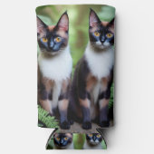 Chocolade Siamese Cat Twins, Seltzer Koelbox Blikjeskoeler (Voorkant)