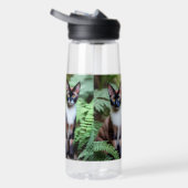 Chocolade Siamese Cat Twins Waterfles (Rechts)