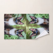 Chocolade Siamese Kat Twins, keukenset Bad Handdoek (Handdoek)