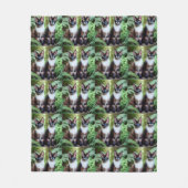 Chocolade Siamese kat Twins, Medium Fleece Blanket Deken (Voorkant)