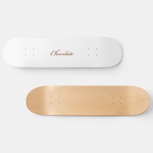 Chocolade Skateboard..! Persoonlijk Skateboard (Horizontaal)