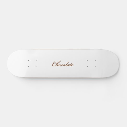 Chocolade Skateboard..! Persoonlijk Skateboard (Horizontaal)