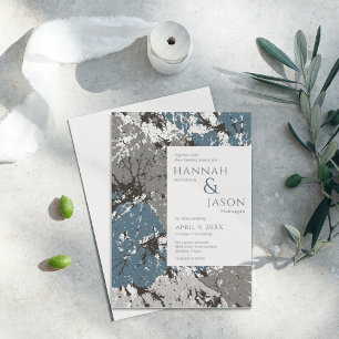 Chocolade Slate Abstracte Leaves Weddenschap Kaart