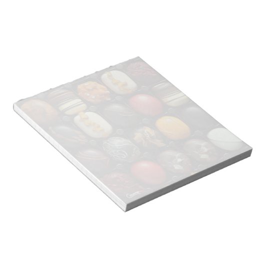 Chocolade Snoep - 5,5" x 6" Notitieblok (Schuin)