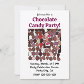 Chocolade Snoep banketbakkerij feest Kaart (Voorkant)