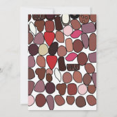 Chocolade Snoep banketbakkerij feest Kaart (Achterkant)