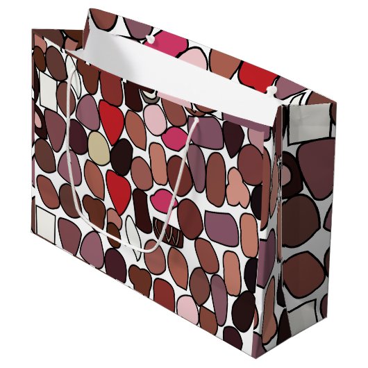 Chocolade Snoep banketbakkerij verjaardagsfeestje Groot Cadeauzakje (Voorkant Gekanteld)