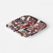 Chocolade Snoep banketbakkerij verjaardagsfeestje Papieren Bordje (Gebogen)