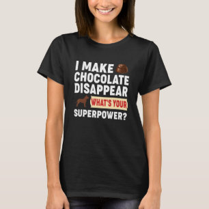 Chocolade Snoep Bar Baker Junk Food Diet Cook Lad T-shirt