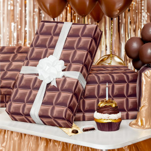 Chocolade Snoep Bar Cadeaupapier