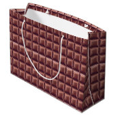 Chocolade Snoep Bar Groot Cadeauzakje (Achterkant Gekanteld)
