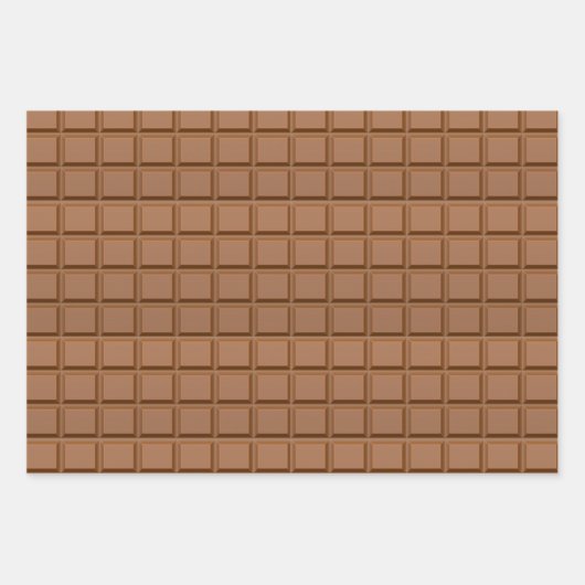 Chocolade Snoep Bar Inpakpapier Vel (Voorkant 2)