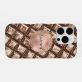 Chocolade Snoep Bar iPhone Hoesje (Achterkant horizontaal)