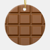 Chocolade Snoep Bar Keramisch Ornament (Voorkant)