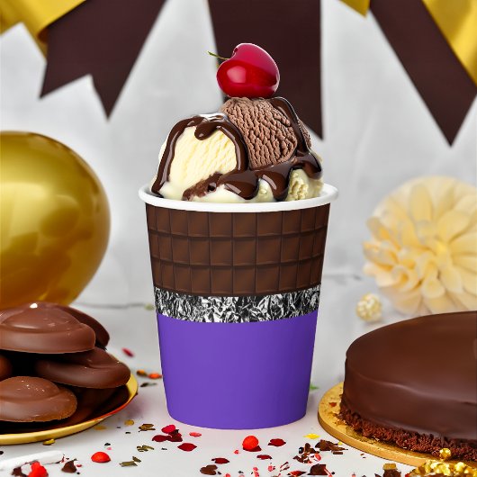 Chocolade Snoep Bar Papieren Bekers