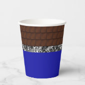 Chocolade Snoep Bar Papieren Bekers (Voorkant)