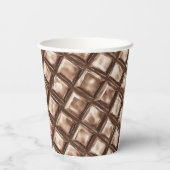 Chocolade Snoep Bar Papieren Bekers (Achterkant)
