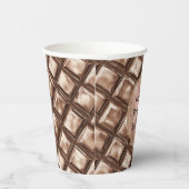 Chocolade Snoep Bar Papieren Bekers (Rechts)