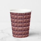 Chocolade Snoep Bar Party Papieren Bekers (Rechts)