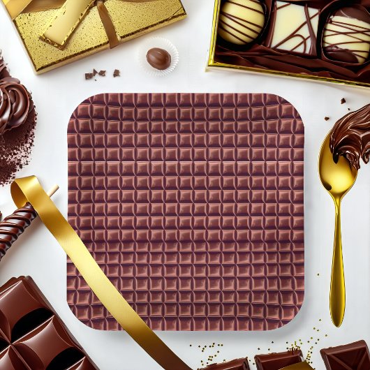 Chocolade Snoep Bar Party Papieren Bordje