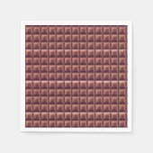 Chocolade Snoep Bar Party Servet (Voorkant)