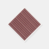 Chocolade Snoep Bar Party Servet (Hoek)