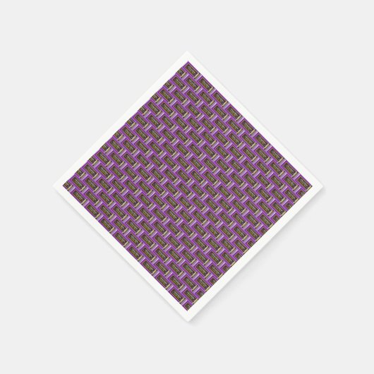 Chocolade Snoep Bar Party Servetten (Hoek)