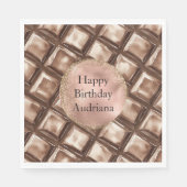 Chocolade Snoep Bar Servet (Voorkant)