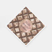 Chocolade Snoep Bar Servet (Hoek)