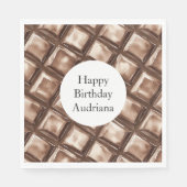 Chocolade Snoep Bar Servet (Voorkant)