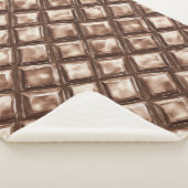Chocolade Snoep Bar Sherpa Deken (3/4)