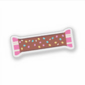 Chocolade Snoep Bar Sticker (Voorkant)