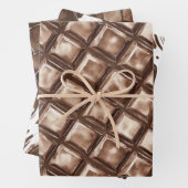 Chocolade Snoep Bar Verjaardag Inpakpapier Vel (In situ)