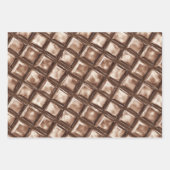 Chocolade Snoep Bar Verjaardag Inpakpapier Vel (Voorkant)