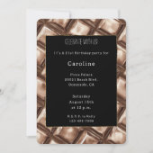 Chocolade Snoep Bar Verjaardag Kaart (Voorkant)