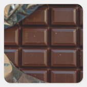 Chocolade Snoep Bar Voedsel Stickers (Voorkant)