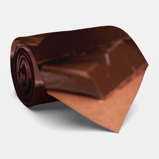 Chocolade Snoep Bars Stropdas (Opgerold)