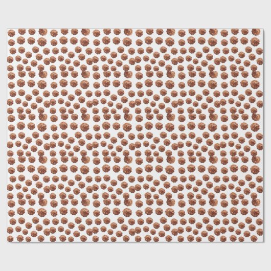 Chocolade snoep cadeaupapier (Vlak)