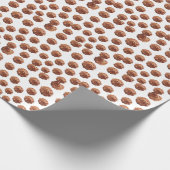 Chocolade snoep cadeaupapier (Hoek)