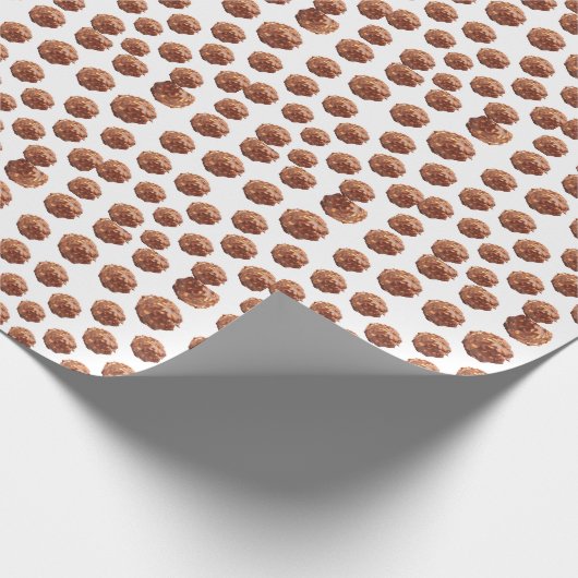 Chocolade snoep cadeaupapier (Hoek)