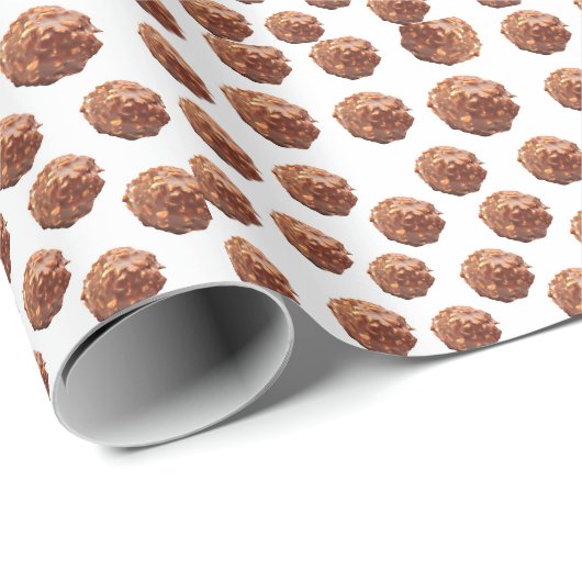Chocolade snoep cadeaupapier (Rol Hoek)