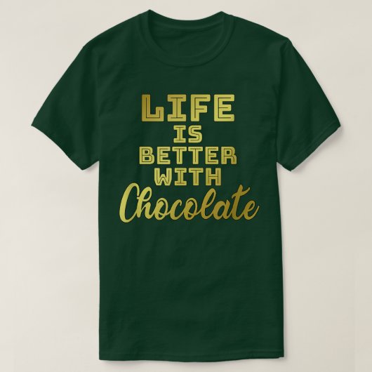Chocolade Snoep Chocolade363 T-shirt (Design voorkant)
