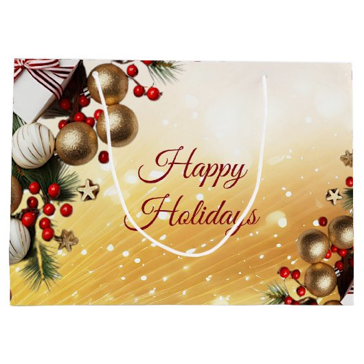 Chocolade Snoep geschenkzak Groot Cadeauzakje (Achterkant)