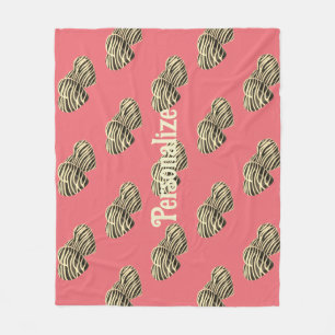 Chocolade snoep hart romantisch roze schattige lie fleece deken