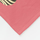 Chocolade snoep hart romantisch roze schattige lie fleece deken (Hoek)