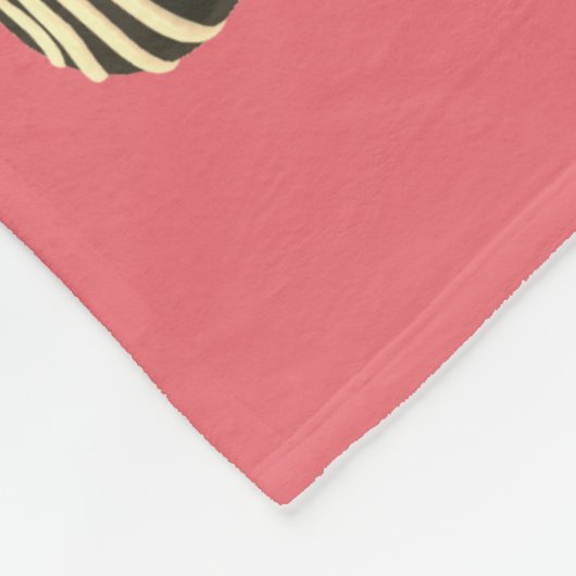 Chocolade snoep hart romantisch roze schattige lie fleece deken (Hoek)