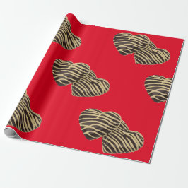 Chocolade snoep harten romantisch rood liefde scha cadeaupapier