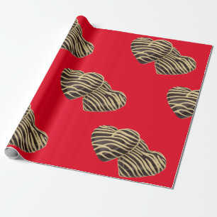 Chocolade snoep harten romantisch rood liefde scha cadeaupapier