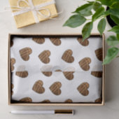 Chocolade Snoep harten Tissuepapier (Geschenk)